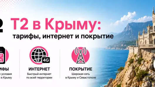 T2 (Теле2) в Крыму: тарифы, покрытие и советы туристам